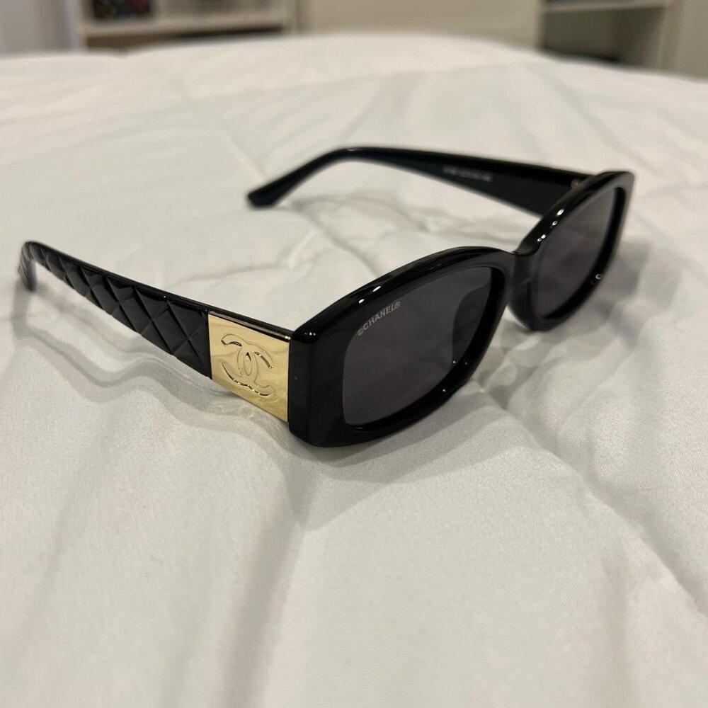 Chanel Women's Black Sunglasses